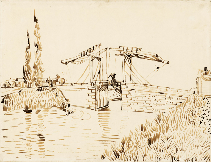  文森特·威廉·梵高  Vincent Willen Van Gogh —— 桥 (4)